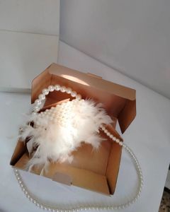 Pearl & Feather Clutch