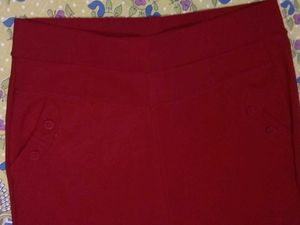 Red Athletic Pants