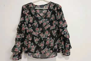 Shein Floral Top