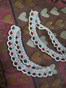 White Moti Payal