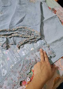Long Kurta And Plazo Set With Dupatta 149/-