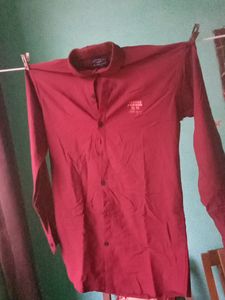 Burgundy Colour Formal Shirt