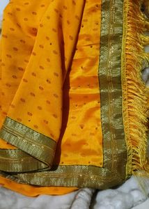Yellow,Red Saree Combo