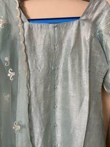 Pastel Blue Salwaar Suit