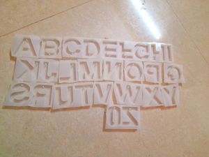No.Letter &amp; Alphabet Mold For Resin Art