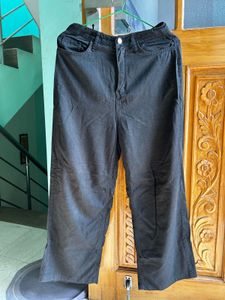 Wide Leg Black Pants