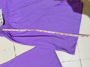 Purple Shirt &amp; Shorts Set Men Woman Both