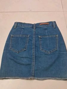 Denim Mini Skirt