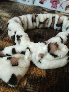 Leopard Print Headband &amp; Bracelet Set