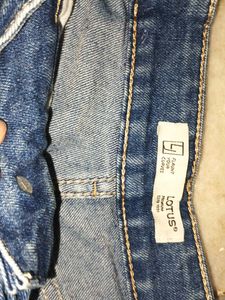 Dark Blue Wide Leg Jeans