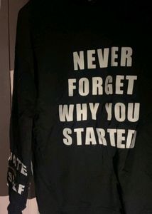 Black Coloured Sweatshirt For Boys Anf Girls