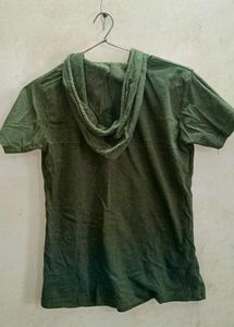 Green Hoodie T-Shirt