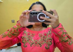 Elegant Embroidered Ethnic Gown