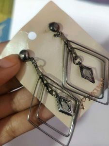 Geometric Drop Earrings
