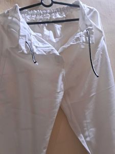White formal pant