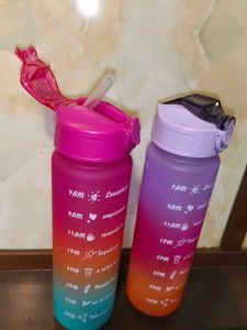 Motivational Water Bottle Set Of 2