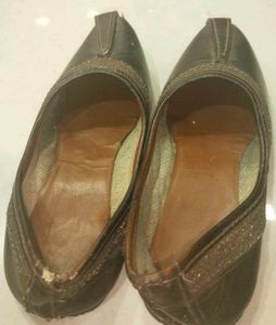Leather Juttis - Traditional Footwear For Kids