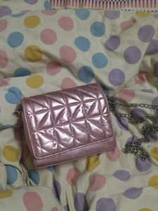 Metallic Pink Crossbody Bag y2k vintage aesthetic