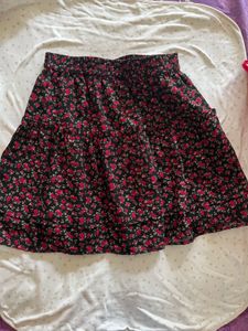 Floral Mini Skirt