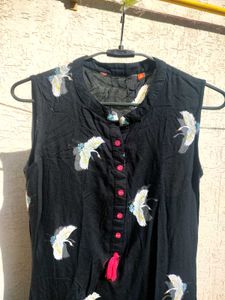 Black  Kurti For Women