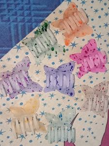 Butterfly Hair Clips (Pack Of 6 )🦋🌸