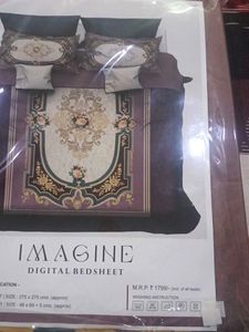 King Size Bedsheet 108&#34;-108&#34;