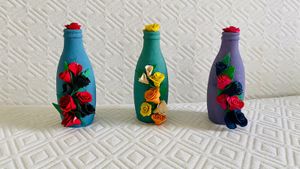 3 Decorative Bottles