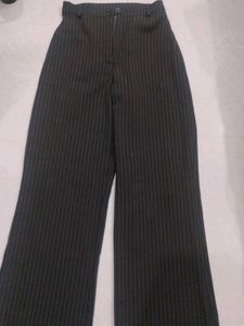 Pinstripe Wide Leg Pants