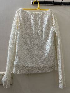 Lace Long Sleeve Top