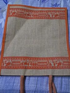 Jute Bag New With Zip
