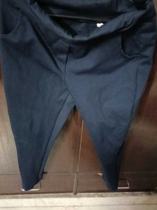 Navy Blue Casual Pants