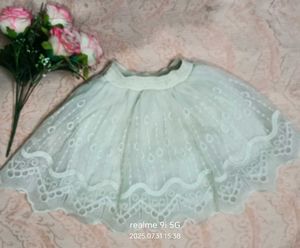 White Lace Skirt