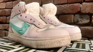 COOL PINK AND CYAN SNEAKERS