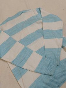 Unisex Blue Patterned Knit Tops- set of two