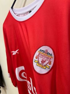Liverpool 1999 home gerrard football jersey