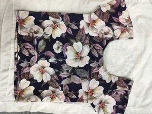 Floral Print Short Sleeve Top
