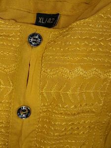 Mustard Yellow Kurti