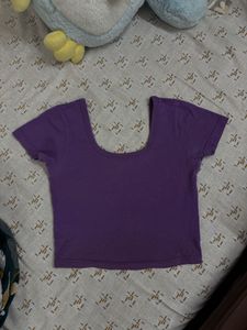 Lavender Crop Top