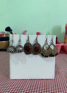 3 Pair Combo Earrings