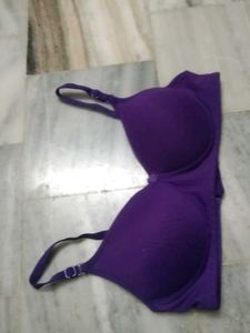 2 Paded Bra- Teal &amp; Purple