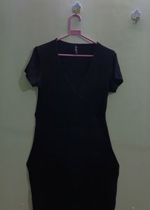 Black Party Wear Bodycon Dress