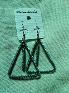 Triangle And Tassle Eaaring Combo