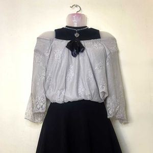 ⛧Coquette Lolita Pinteresty Aesthetic Lace Top
