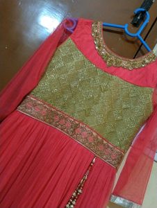 Beautiful Pink Anarkali Dress
