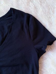 Shein Navy Blue Crop Top