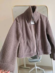 🔻PRICE DROP - H&amp;M - Teddy Jacket - Dark Beige