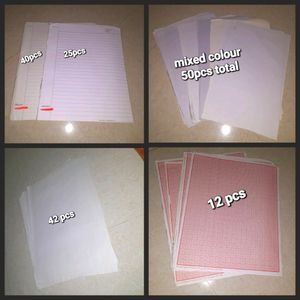 Lots Of Different Type Papers