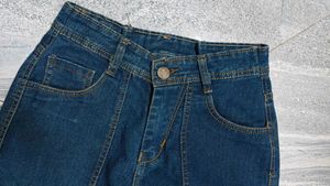 Dark Blue Cargo Jeans