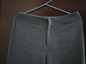 Grey Bootcut Pants