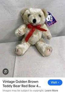 Vintage 1990 Hrad Stuff Teddy Bear